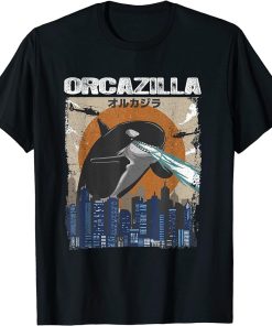 Vintage Funny Orcazilla T-Shirt