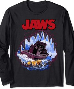 Mouth View Of Orca Poster Style Long Sleeve T-Shirt