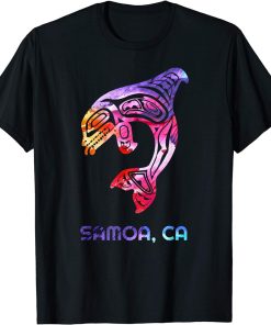 Samoa California Orca Killer Whale Native American T-Shirt