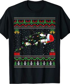 Orca Fish Lover Matching Ugly Orca Christmas T-Shirt